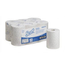 6695 Бумажные полотенца в рулонах Scott Essential Slimroll белые однослойные