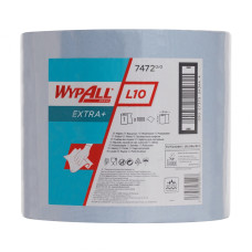 7472 Протирочный материал в рулонах WypAll L10 Extra+ однослойный голубой